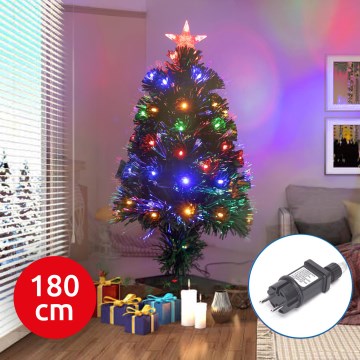 Aigostar - LED Väli Jõulupuu LED/6W/230V 180 cm IP44 mitmevärviline