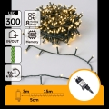 Aigostar - LED Väli jõuluteemaline valguskett 300xLED/8 funktsiooni 18m IP44 soe valge