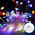 Aigostar - LED Väli jõuluteemaline valguskett 50xLED/8 funktsiooni 3xAA 5,3m IP44 mitmevärviline