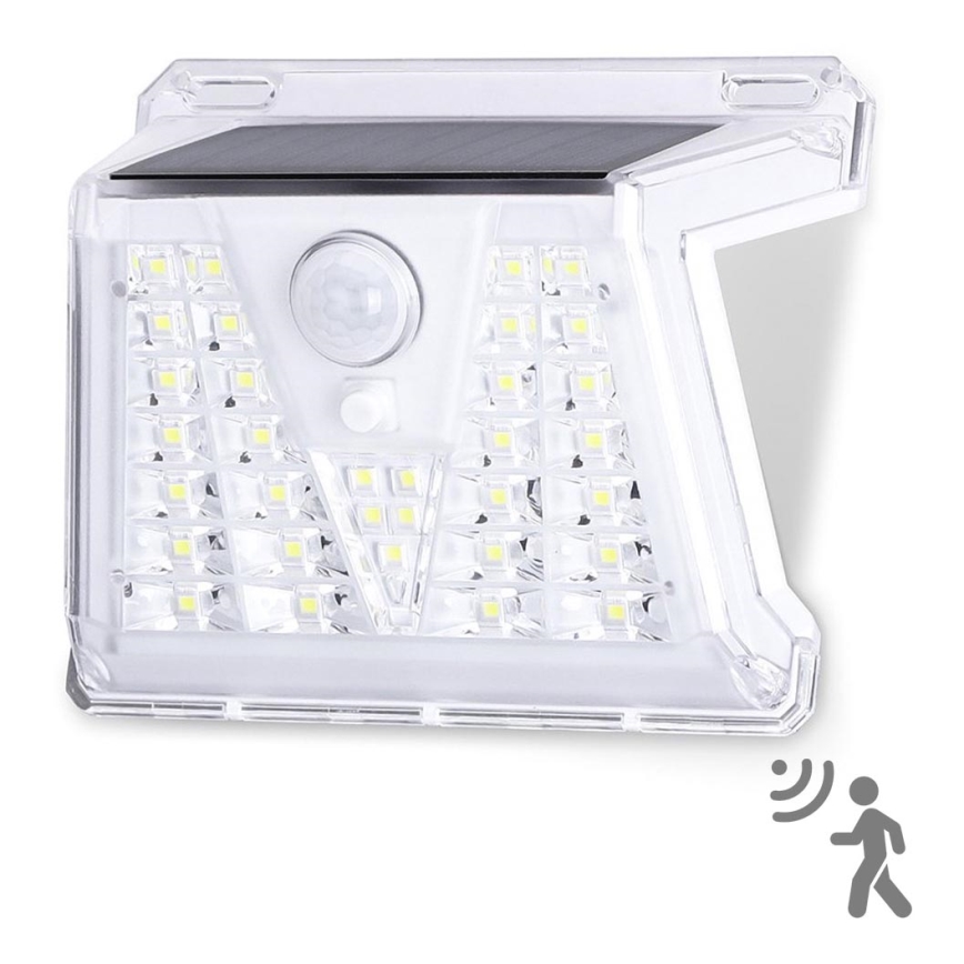 Aigostar - LED Väli päikesepaneeliga valgusti anduriga LED/1,48W/3,7V IP65 1200 mAh