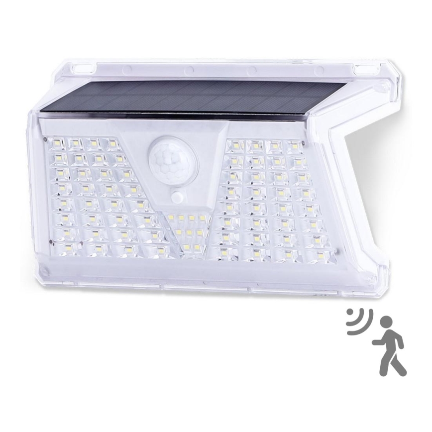 Aigostar - LED Väli päikesepaneeliga valgusti anduriga LED/2,4W/5V 1200 mAh IP65