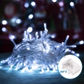 Aigostar - LED Väli valguskett 100xLED/8 funktsiooni 10,3m IP44 külm valge