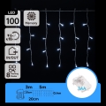 Aigostar - LED Väli valguskett 100xLED/8 funktsiooni/3xAA 8x0,4m IP44 külm valge
