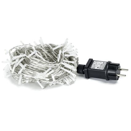 Aigostar - LED Väli valguskett 150xLED/8 funktsiooni 18m IP44 külm valge