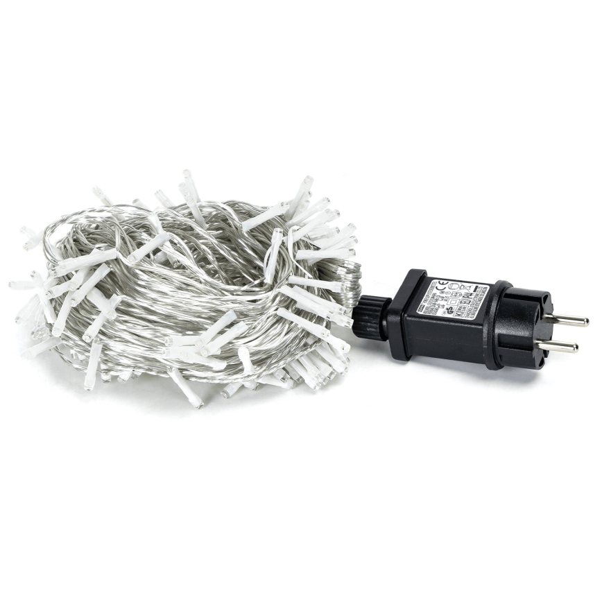 Aigostar - LED Väli valguskett 150xLED/8 funktsiooni 18m IP44 külm valge