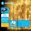 Aigostar - LED Väli valguskett 200xLED/8 funktsiooni 5x2m IP44 soe valge