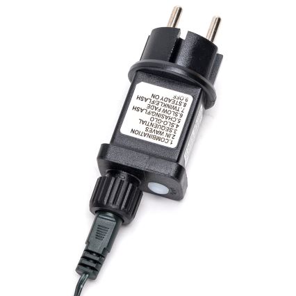 Aigostar - LED Väli valguskett 200xLED/8 funktsiooni 8m IP44 külm valge