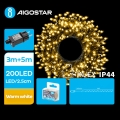 Aigostar - LED Väli valguskett 200xLED/8 funktsiooni 8m IP44 soe valge
