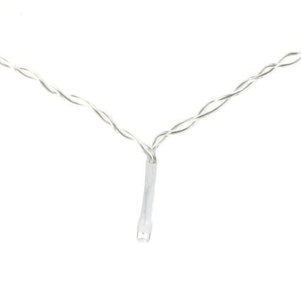 Aigostar-LED Väli valguskett 300xLED/8 funktsiooni 3xAA 6x2m IP44 külm valge