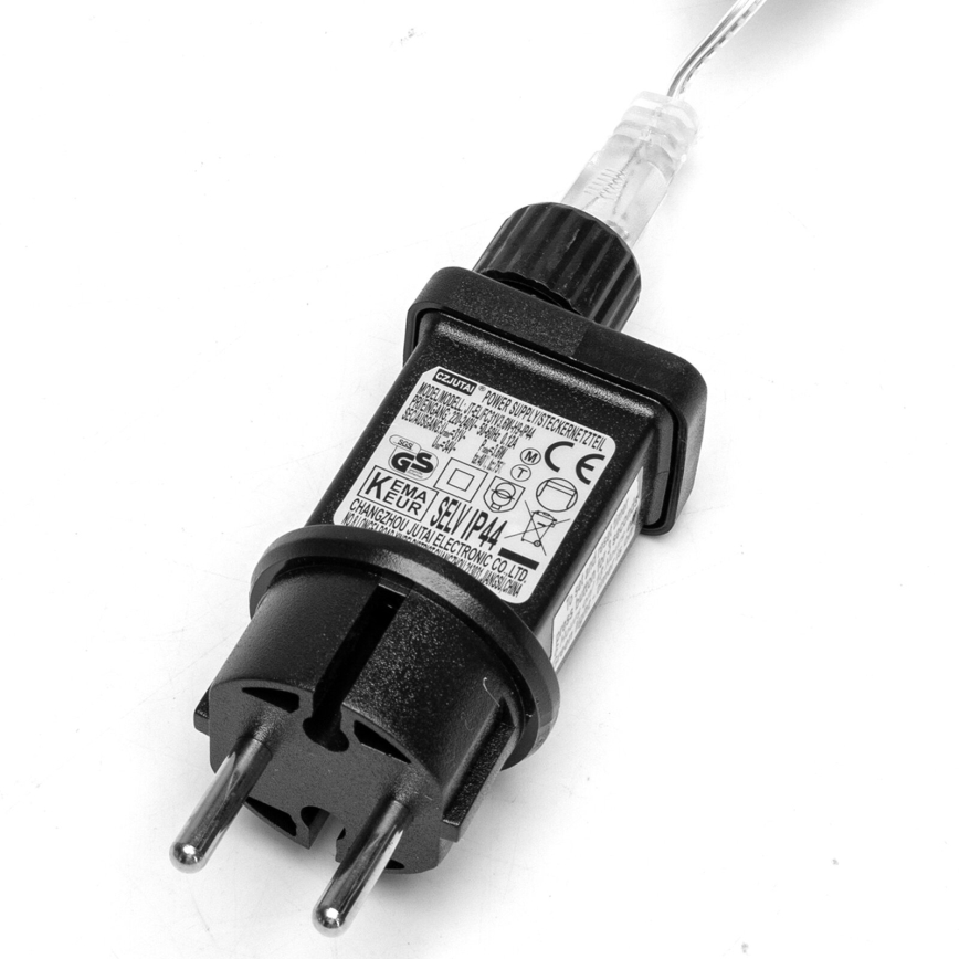 Aigostar - LED Väli valguskett 50xLED/8 funktsiooni 8m IP44 soe valge