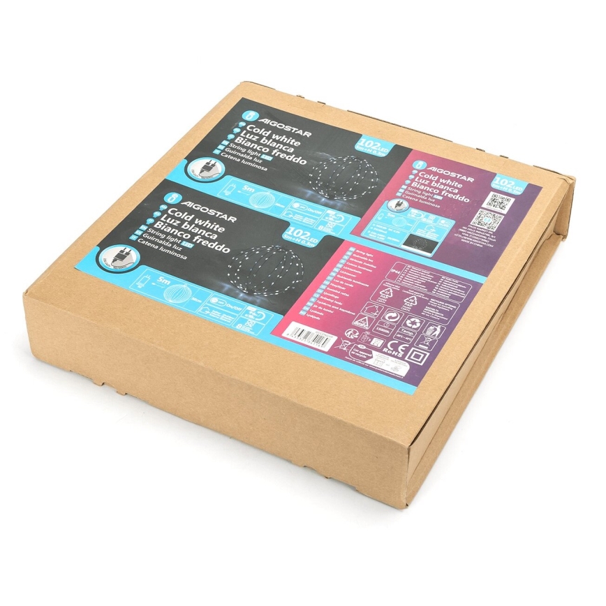 Aigostar - LED välijõulukaunistus 3,6W/230V pall 30 cm IP44 külmvalge