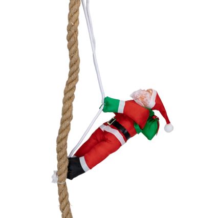 Aigostar - LED välijõulukaunistus LED/4xAA IP44 langevarjuga Jõuluvana