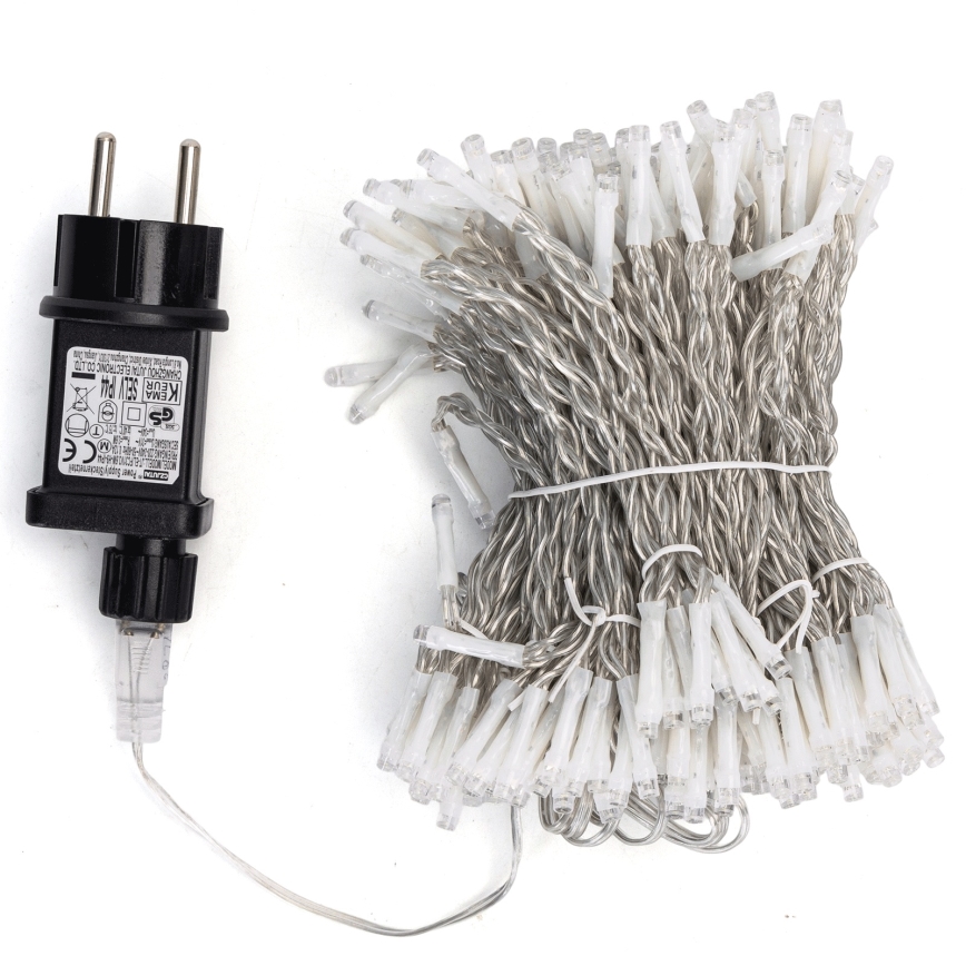 Aigostar - LED välistingimuste valgusrida 288xLED/8 funktsiooni 1,5x1,8m IP44 külmvalge