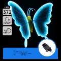 Aigostar - LED väline dekoratsioon 372xLED 60 cm IP44 liblikas/sinine