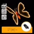 Aigostar - LED väline dekoratsioon 504xLED IP44 soe valge liblikas