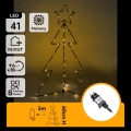 Aigostar - LED väline jõulukaunistus LED/3,6W/230V 40 cm IP44 soe valge
