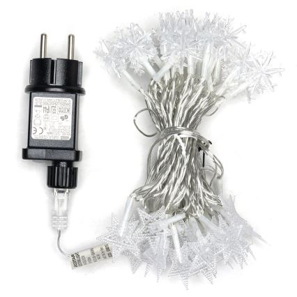 Aigostar - LED Väline  valguskett 50xLED/8 funktsiooni 8m IP44 soe valge