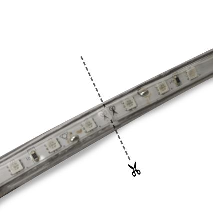 Aigostar - LED Väliriba 50m LED/300W/230V sinine IP65