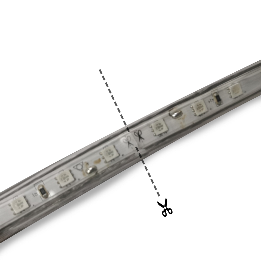 Aigostar - LED Väliriba 50m LED/300W/230V sinine IP65