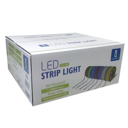 Aigostar - LED Väliriba 50m LED/300W/230V sinine IP65