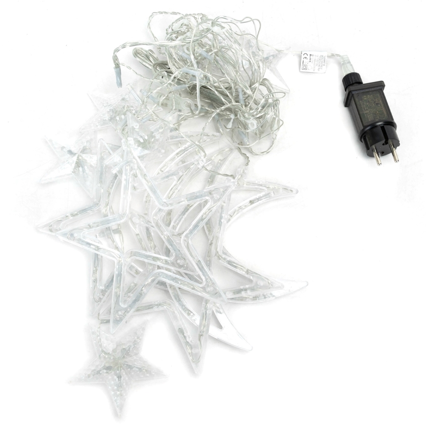 Aigostar - LED välistingimuste jõulukett 120xLED/6W/230V/8 režiimi 3x0,6m IP44 külmvalge + kaugjuhtimispultiga