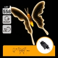 Aigostar - LED välisdekoratsioon 558xLED 90 cm IP44 liblikas/soe valge