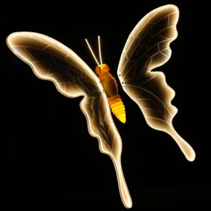 Aigostar - LED välisdekoratsioon 558xLED 90 cm IP44 liblikas/soe valge