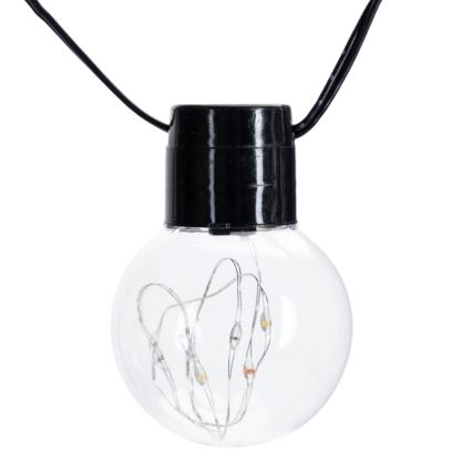 Aigostar - LED välistingimustes kasutatav dekoratiivne valguskett 160xLED 10m IP44 soe valge