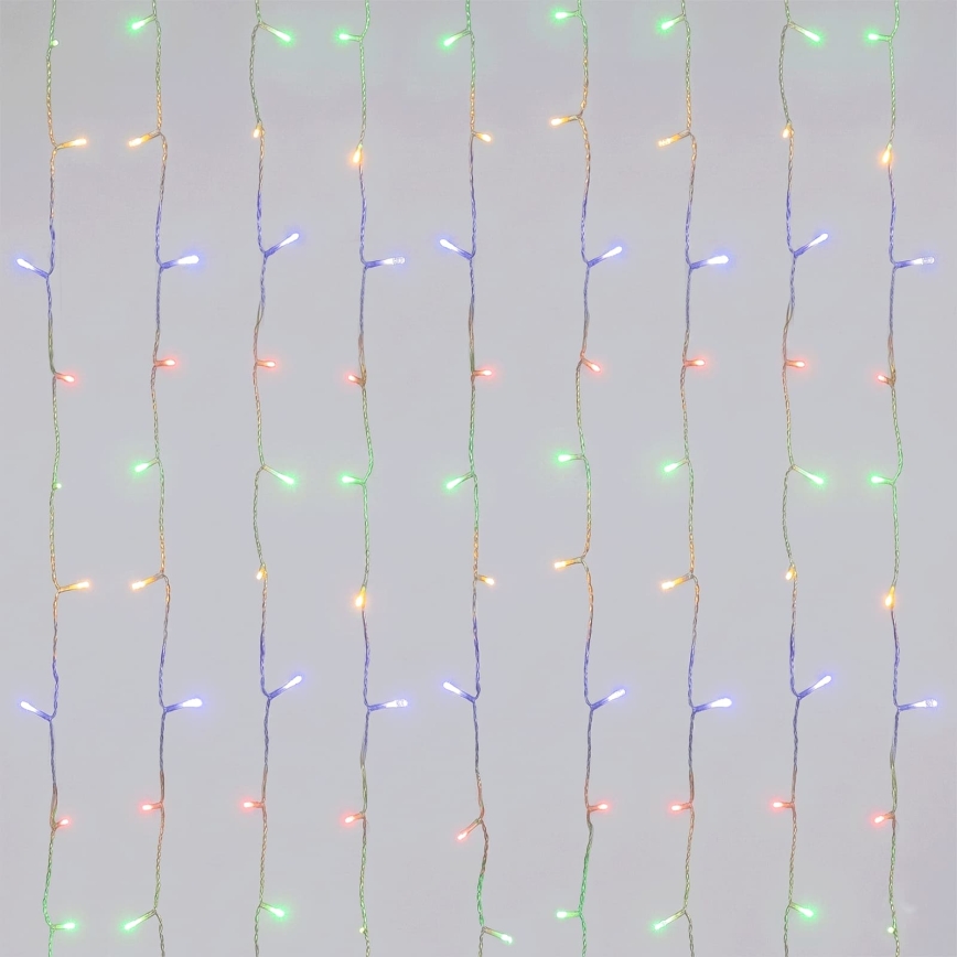 Aigostar - LED väliseks kasutamiseks mõeldud jõulukett 156xLED/8 funktsiooniga 4,2x1,2m IP44 mitmevärviline