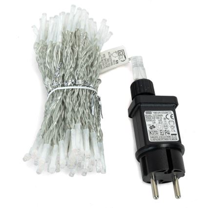 Aigostar - LED välisvalguskett 300xLED/8 funktsiooni 3x1m IP44 soe valge + kaugjuhtimispult