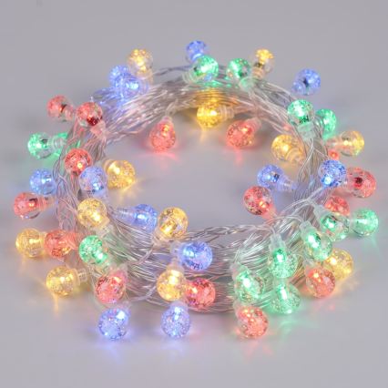 Aigostar - LED välisjõulutuled 25xLED/8 režiimi 3xAA 2,8m IP44 mitmevärviline