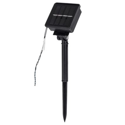 Aigostar - LED päikesepaneeliga jõulutuled 100xLED/8 funktsiooni 8x0,4m IP65 mitmevärviline 1200 mAh
