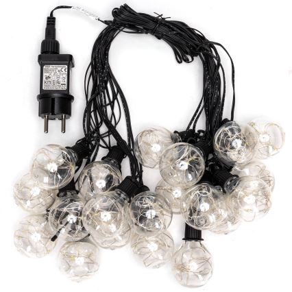 Aigostar - dekoratiivne LED-valguskett välitingimustesse, 160 LED, 10 m, IP44, külmvalge