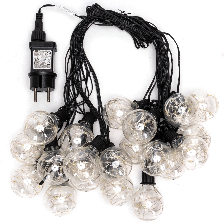 Aigostar - dekoratiivne LED-valguskett välitingimustesse, 160 LED, 10 m, IP44, külmvalge