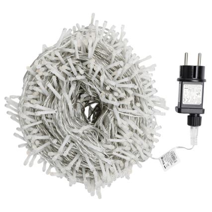 Aigostar - LED välitingimuste jõulutuled 1000xLED/8 funktsiooni 50m IP44 soe valge