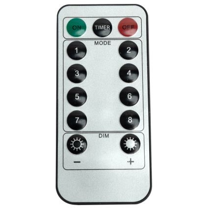 Aigostar - LED välisvalgusketi 120×LED/6W/230V/8 režiimi 3×0,6 m IP44 külmvalge + kaugjuhtimispult