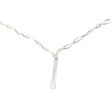 Aigostar - välitingimustesse mõeldud LED jõulirida 120xLED/8 funktsiooni 3x0,7m IP44 külmvalge + kaugjuhtimispult