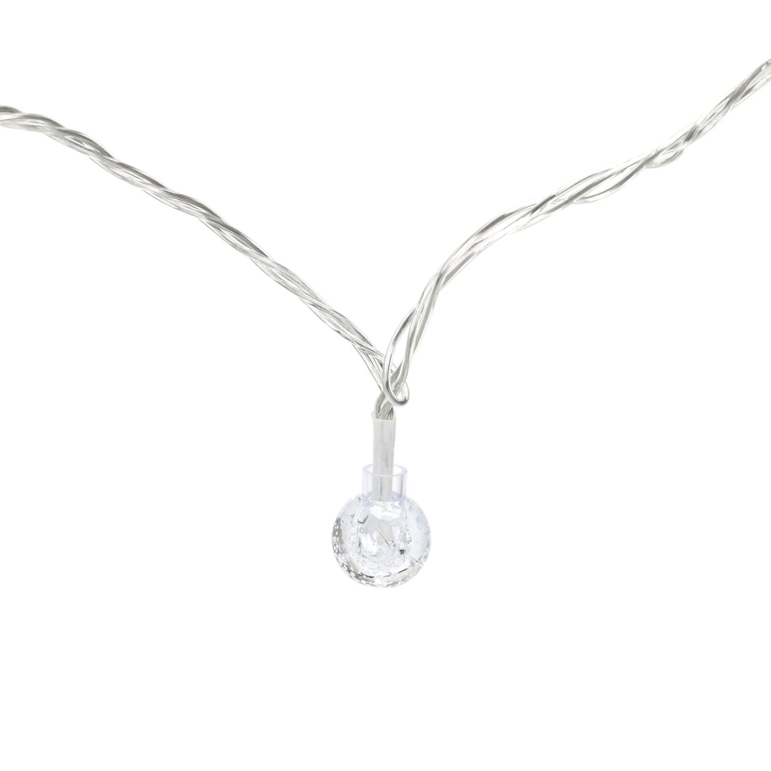 Aigostar - LED välistingimuste jõulutuled 50xLED/8 funktsiooni 8m IP44 külmvalge