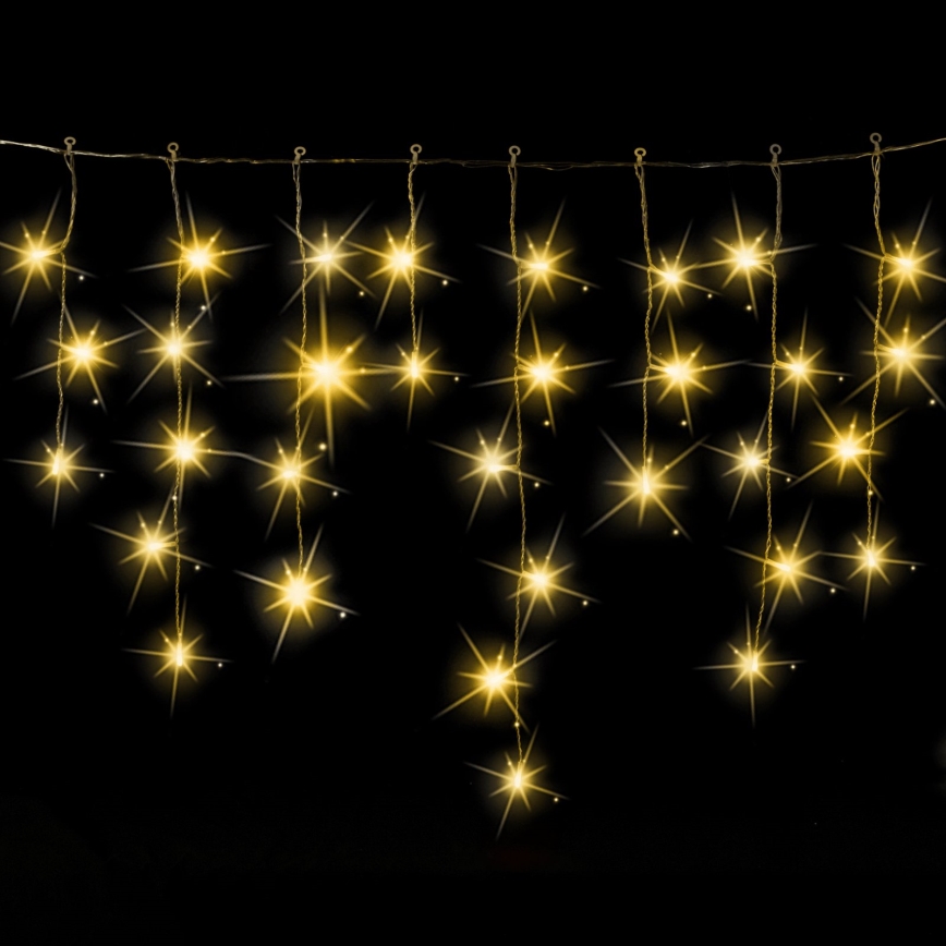 Aigostar - LED välistingimustele mõeldud jõulukett 200xLED 8x0,6m IP44 soe valge