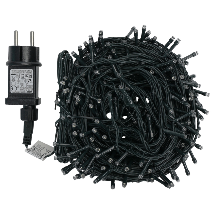 Aigostar - LED välisvalgustuse jõuluvalguskett 300×LED / 8 režiimi, 30 m, IP44, külmvalge