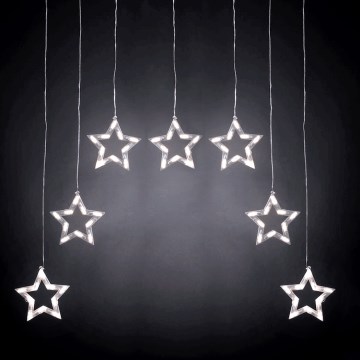 Aigostar - LED välistingimustele mõeldud jõulutuled, 70 LED, 1,2 × 1 m, IP44, külmvalge, tähekujulised