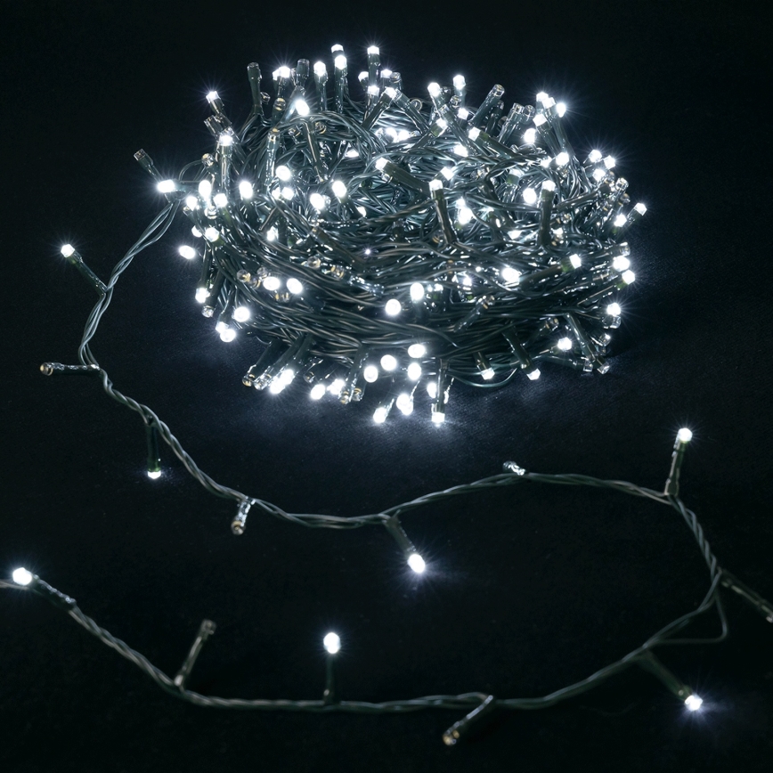 Aigostar - LED-välistingimustele mõeldud valguskett, 500 LED, 8 funktsiooni, 53 m, IP44, külmvalge