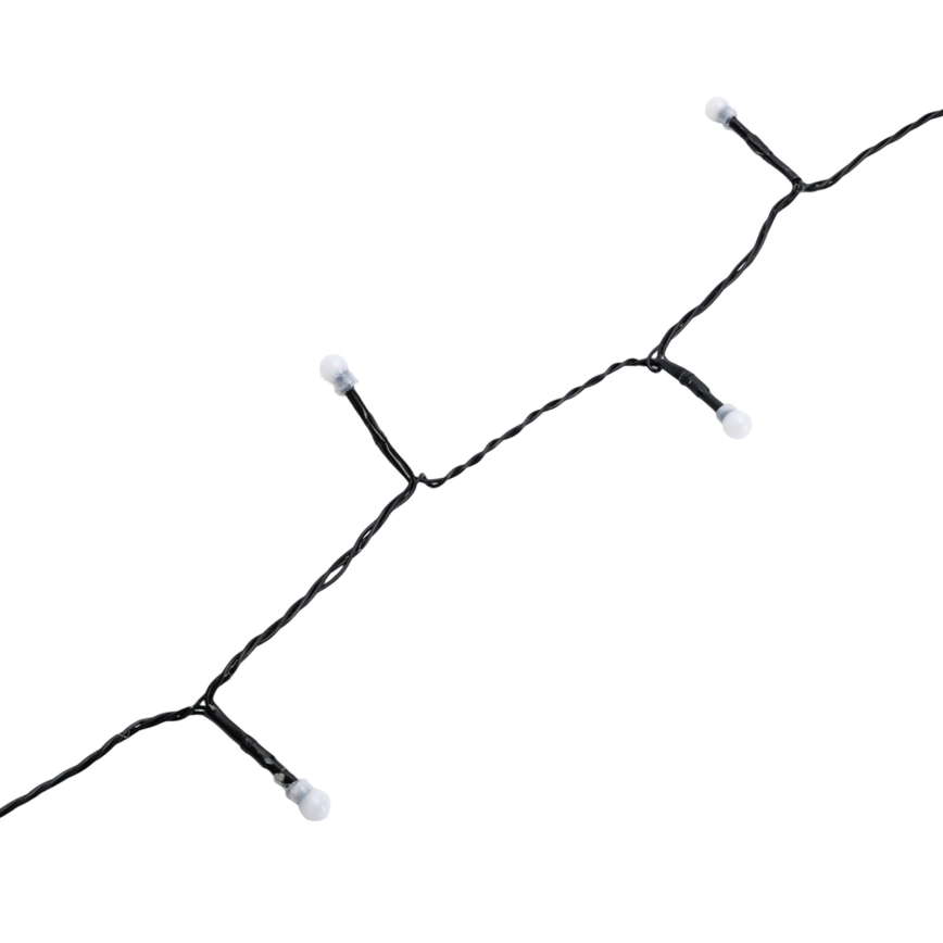 Aigostar - LED dekoratiivne välisvalguskett, 100 LED, 8 funktsiooniga, 10 m, IP44, soe valge