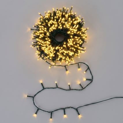 Aigostar - LED välistingimustes jõulivalguskett, 1500 LED, 8 funktsiooni, 78 m, IP44, soe valge
