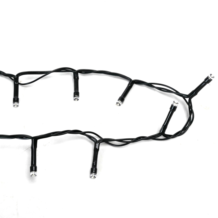 Aigostar - LED välistingimuste jõulutuled, 400 LED, 8 funktsiooni, 4×AA, 20,3 m, IP44, soe valge