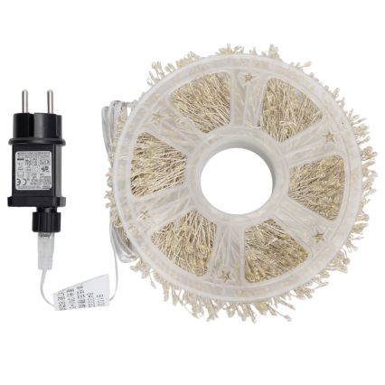 Aigostar - LED välistingimustes jõulukett 2000xLED/8 režiimi 53m IP44 soe valge