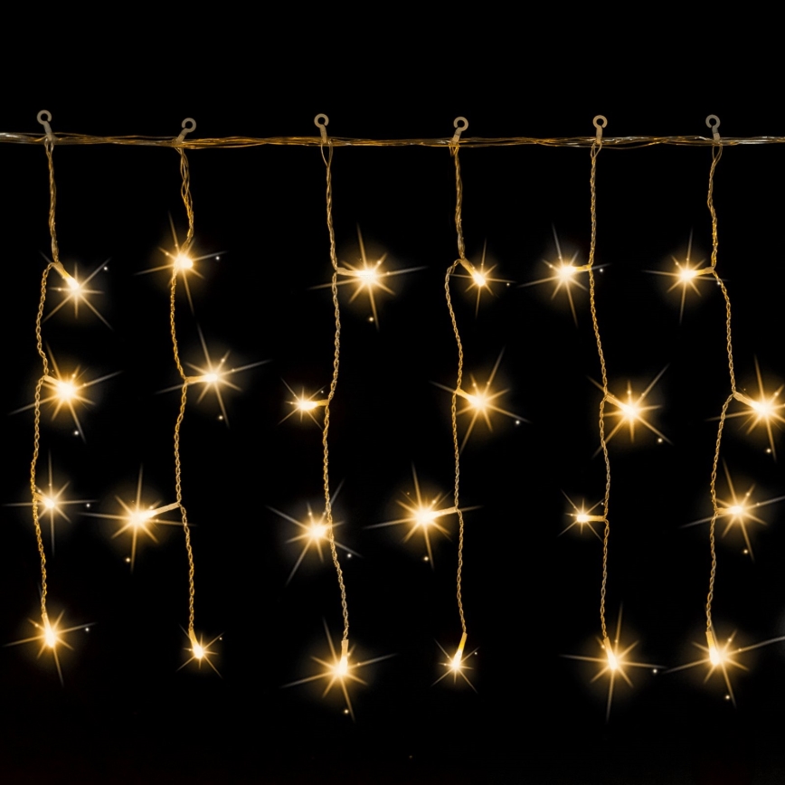 Aigostar - LED välistingimustes jõulukett 200xLED 8x0,4m IP44 soe valge