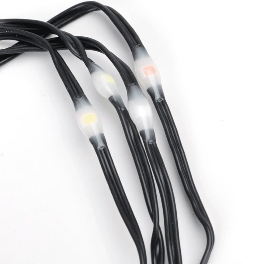 Aigostar - LED välistingimustes jõulukett 50×LED / 8 funktsiooni, 3×AA, 5,3 m, IP44, mitmevärviline