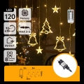 Aigostar - LED välistingimustes jõulutuled 120xLED/8 funktsiooni 3x0,6m IP44 soe valge + kaugjuhtimispult