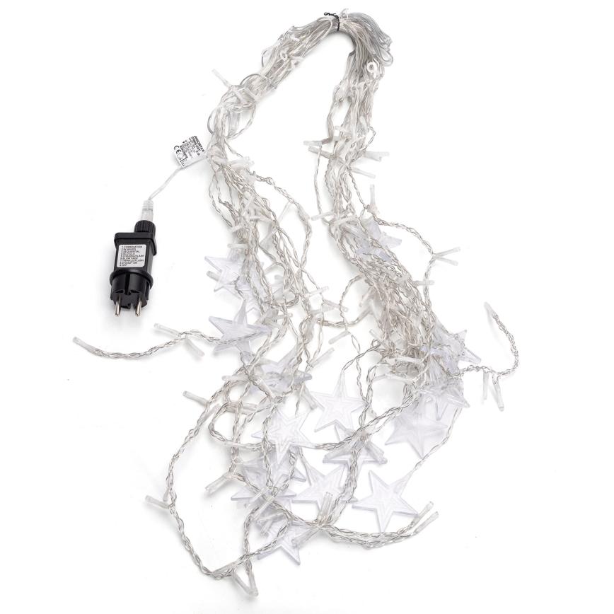 Aigostar - LED välitingimuste jõulutuled 168xLED/8 funktsiooni 3x1,5m IP44 soe valge tähed